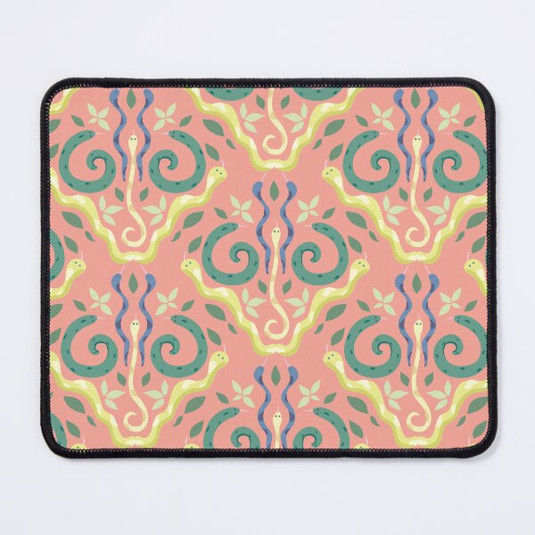 Item preview, Cute Snake Pattern Pink Background designed and sold by ShannonSArtwork.