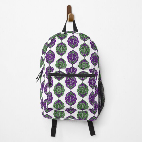 Item preview, Art Nouveau Nouveau- genderqueer pride purple and green on grey and white designed and sold by katzenfloofder.