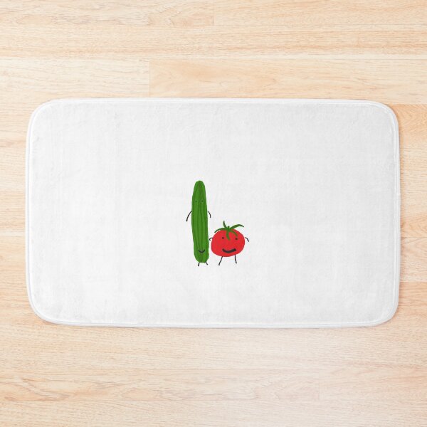 Item preview, Cute Tomato and Cucumber design designed and sold by cottoncandybar.