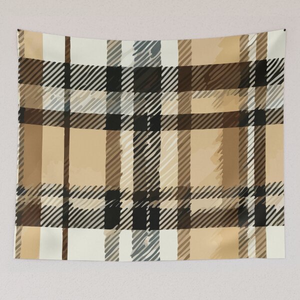 Item preview, Acrylic Tartan | Mocha mousse color 2025 designed and sold by Grypis.