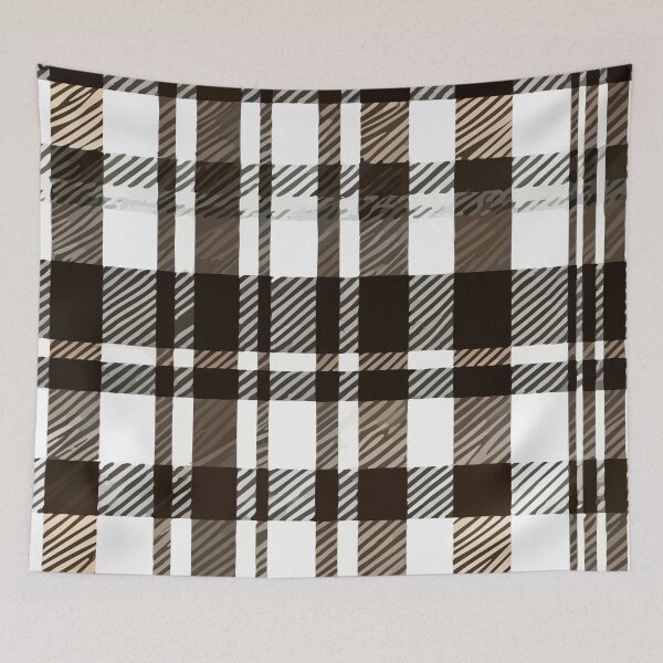 Item preview, Acrylic Tartan | Mocha mousse color 2025 designed and sold by Grypis.