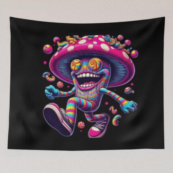 Item preview, Happy Psychedelic Mushroom Man designed and sold by Shs-Kenya.