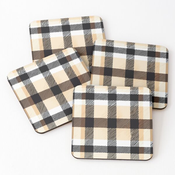 Item preview, Acrylic Tartan | Mocha mousse color 2025 designed and sold by Grypis.