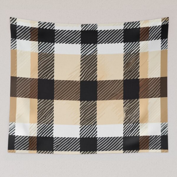 Item preview, Acrylic Tartan | Mocha mousse color 2025 designed and sold by Grypis.
