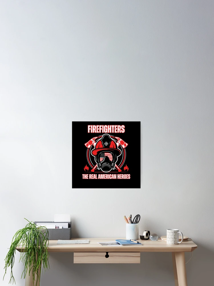 Thumbnail 2 of 3, Poster, Firefighter designed and sold by Remy490.