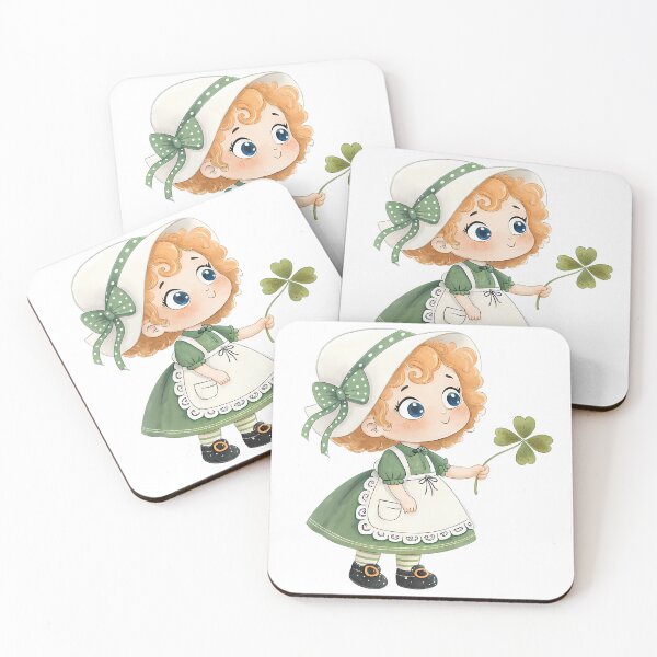 Item preview, A0711 Irish Girl with Bonnet – Vintage-Inspired Art for Home & Gifts  designed and sold by angieart68.
