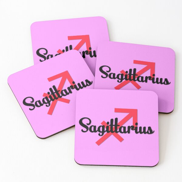 Item preview, Sagittarius Fire - Black Font pink designed and sold by LizzyPrittyArts.