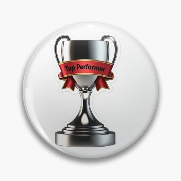 Item preview, Top Performer Trophy Sticker, Achievement Award Sticker, Motivational Reward Sticker, Success Trophy Badge designed and sold by InsightA.