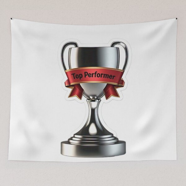Item preview, Top Performer Trophy Sticker, Achievement Award Sticker, Motivational Reward Sticker, Success Trophy Badge designed and sold by InsightA.
