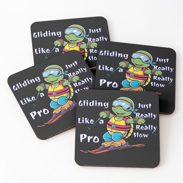 Item preview, Turtle Skiing graphic design designed and sold by JennyFinns.