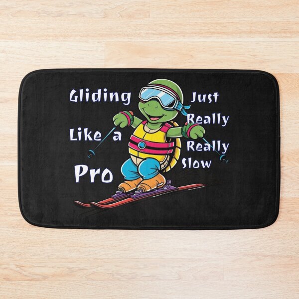 Item preview, Turtle Skiing graphic design designed and sold by JennyFinns.