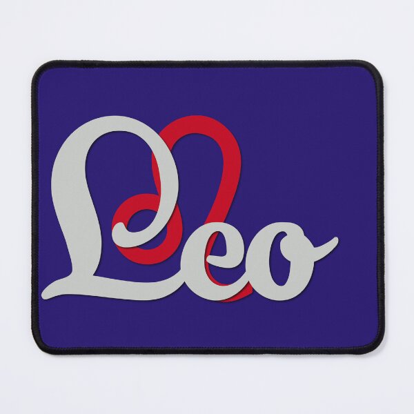 Item preview, Leo Fire - White Font dark blue designed and sold by LizzyPrittyArts.