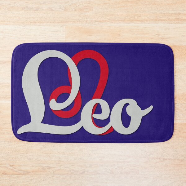 Item preview, Leo Fire - White Font dark blue designed and sold by LizzyPrittyArts.