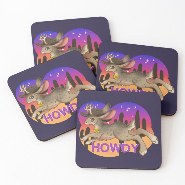 Item preview, Jackalope sunset designed and sold by Little Beetle Works.