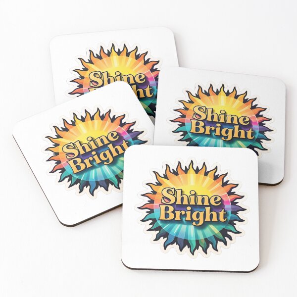 Item preview, Shine Bright Sticker, Motivational Sun Sticker, Positive Energy Vinyl Decal, Inspirational Quote Sticker designed and sold by InsightA.