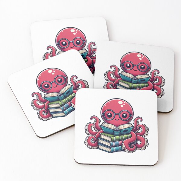 Item preview, Ratón de biblioteca de ocho brazos designed and sold by BCDTee.