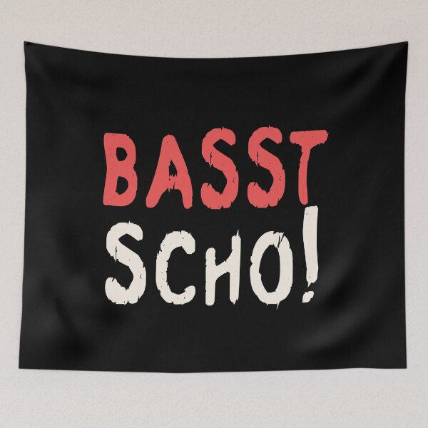 Item preview, Basst scho rot baiger text designed and sold by vibeno1.