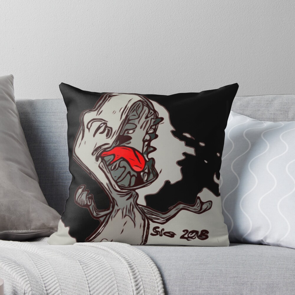 Item preview, Throw Pillow designed and sold by Barktoonz.