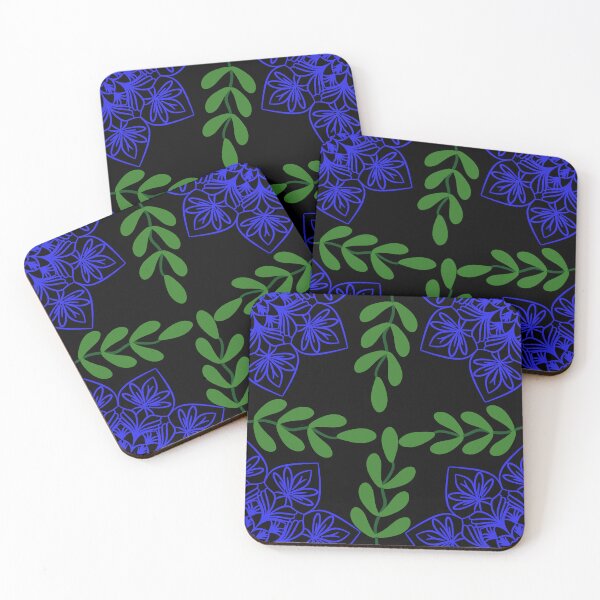 Item preview, The flower drawing has a black background. designed and sold by lotus2lin.