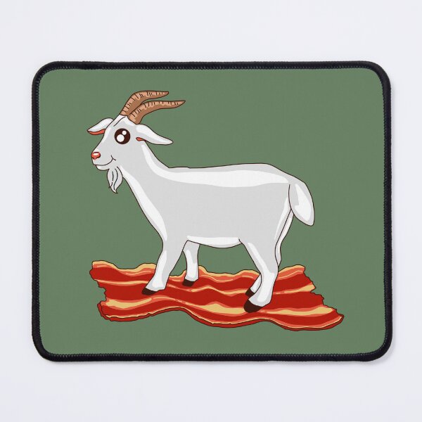 Item preview, Billy Goat Riding On A Slice Of Bacon  designed and sold by missmann.