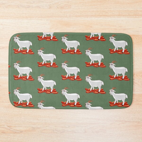 Item preview, Billy Goat Riding On A Slice Of Bacon  designed and sold by missmann.