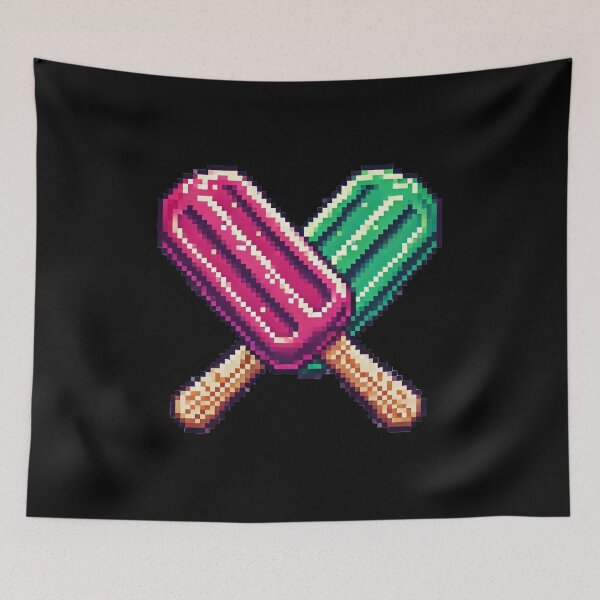 Item preview, Just Fuchsia & Emerald Green Ice Cream Bars designed and sold by Fontible.