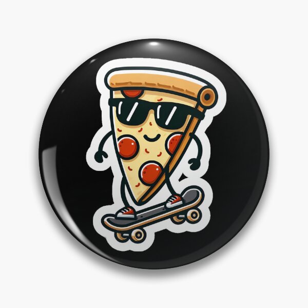 Item preview, Rollerskating Pizza Slice designed and sold by PinUpPizzazz.