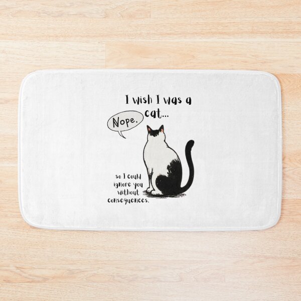 Item preview, I wish I was a cat - T-shirt designed and sold by Larszig.