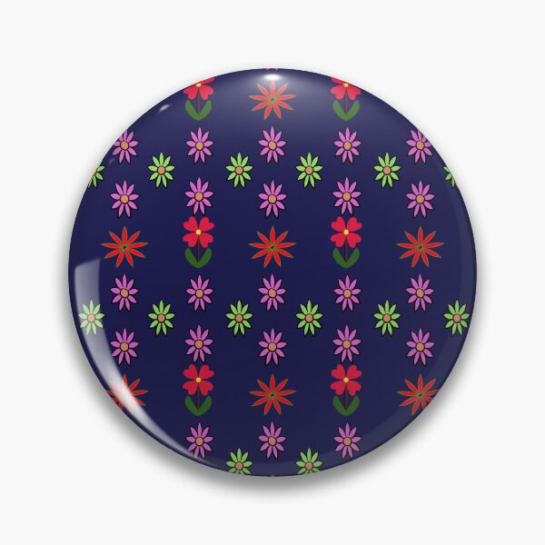 Item preview, Miniature flower garden, blue background designed and sold by lotus2lin.