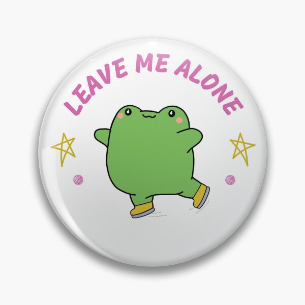 Item preview, Leave me alone frog designed and sold by Jessie’s Art Shop.
