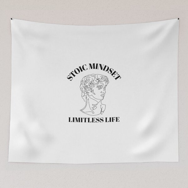 Item preview, Stoic Mindset, Limitless Life Stoicism Charisma Self Improvement Psychology T-Shirt designed and sold by All About Merch.