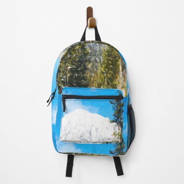 Item preview, Sister mountain, Oregon, at wintertime - painting designed and sold by Travelways.