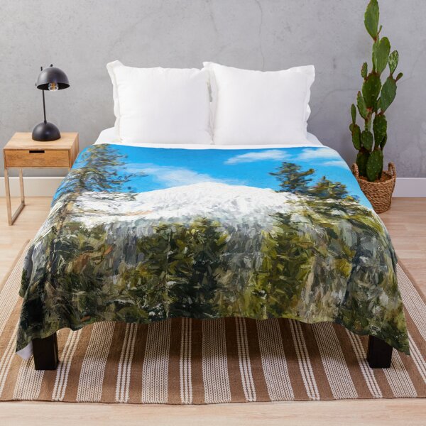 Item preview, Sister mountain, Oregon, at wintertime - painting designed and sold by Travelways.