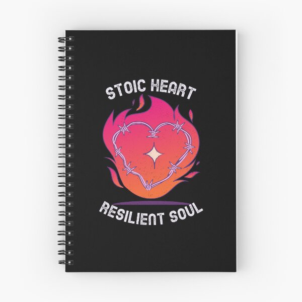Item preview, Stoic Heart, Resilient Soul Stoicism Charisma Self Improvement Psychology T-Shirt designed and sold by All About Merch.