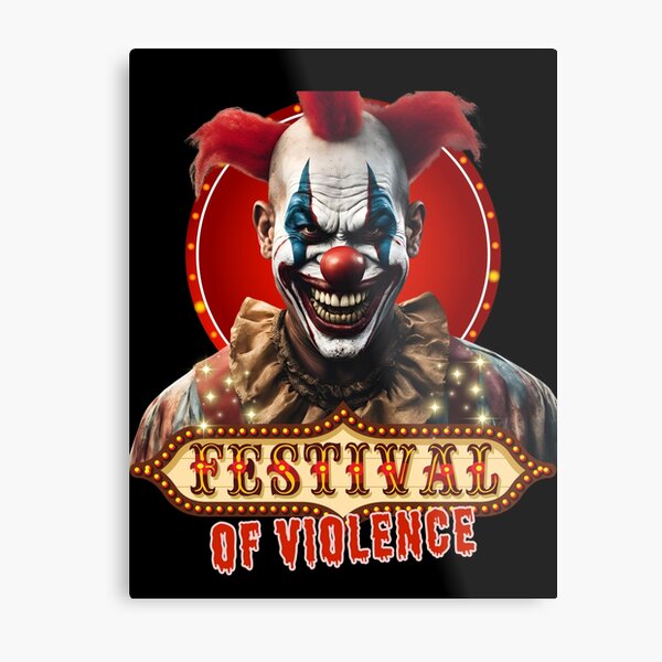 Artikel-Vorschau von Festival der Gewalt - Gruseliger Clown - Apokalypse, designt und verkauft von Domel Dirty Draft.