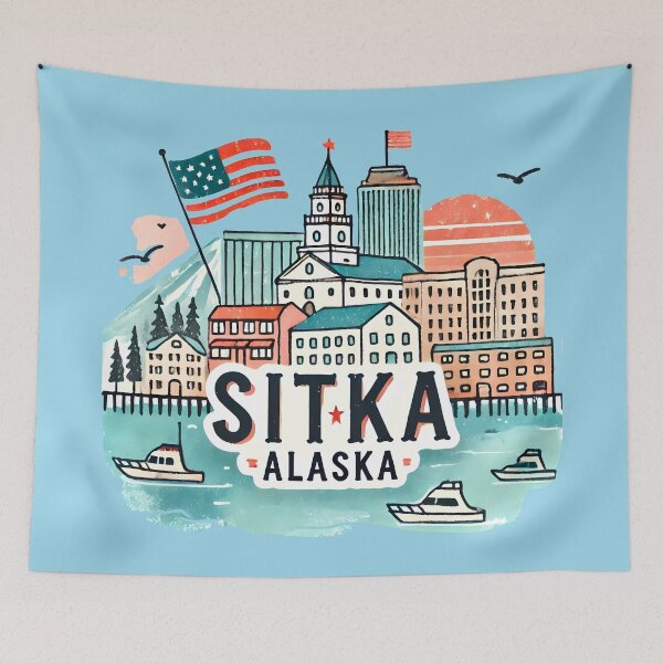 Item preview, Sitka Alaska designed and sold by HowToCanadian.