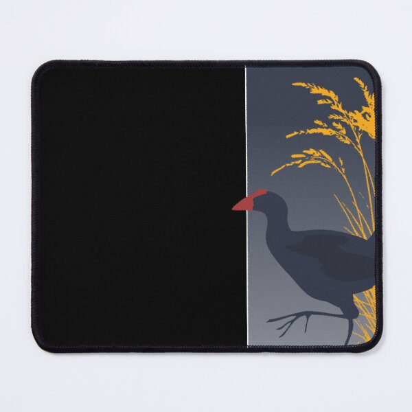 Item preview, Swamphen (Pūkeko) at Dusk - Ink Art designed and sold by Made By Nishi | Nishi Wojnar.