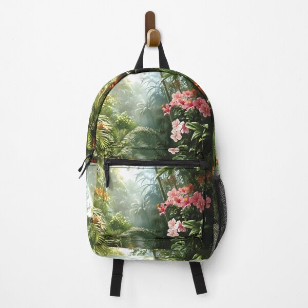 Item preview, Tropical Paradise: Lush Jungle with Vibrant Flowers designed and sold by Amr Siam.