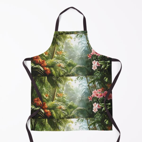 Item preview, Tropical Paradise: Lush Jungle with Vibrant Flowers designed and sold by Amr Siam.