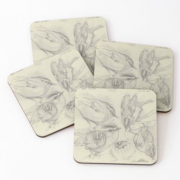Item preview, firecrest pencil sketches designed and sold by LucaMilioneArt.
