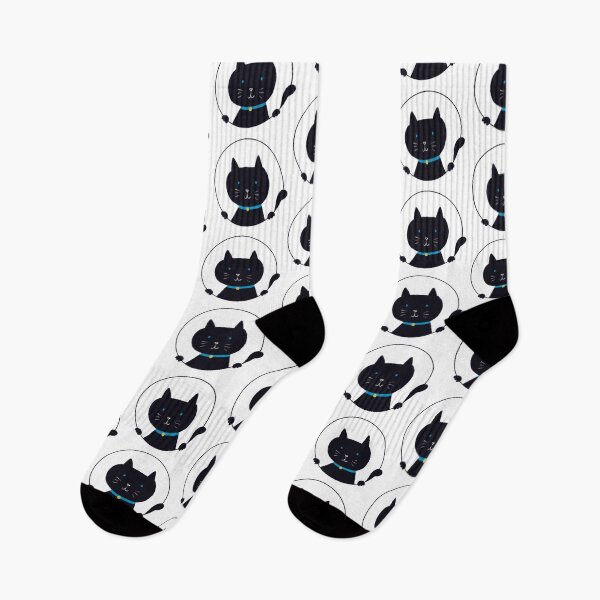 Item preview, Black Cat With Blue Eyes - Hand-Drawn Illustration designed and sold by Hitomi  Teira.