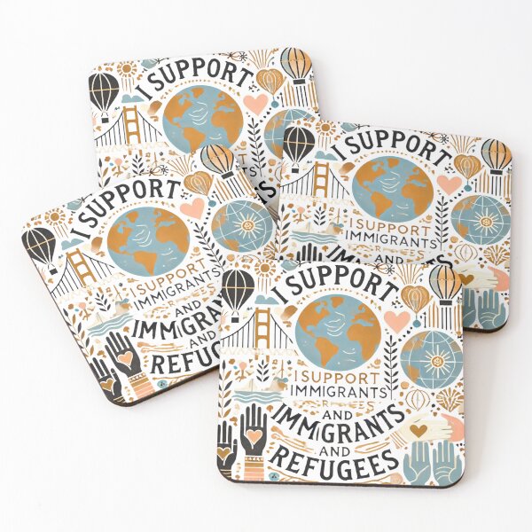 Item preview, I Support Immigrants and Refugees  designed and sold by Adilessayeh.