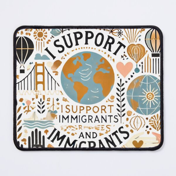 Item preview, I Support Immigrants and Refugees designed and sold by Adilessayeh.