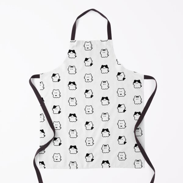 Item preview, Whisker Cats Pattern / Black designed and sold by Yuru Pals.
