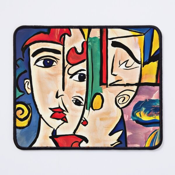 Item preview, Picasso Inspired Self Portrait designed and sold by Sizani.