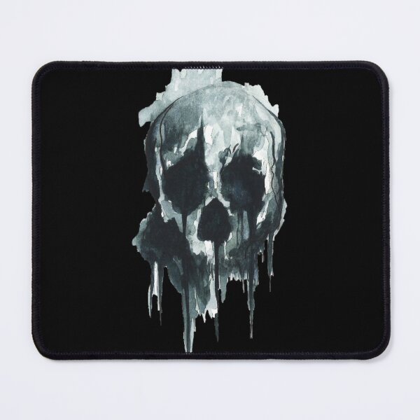 Item preview, Dark Watercolor Skull designed and sold by InkofNocturna.
