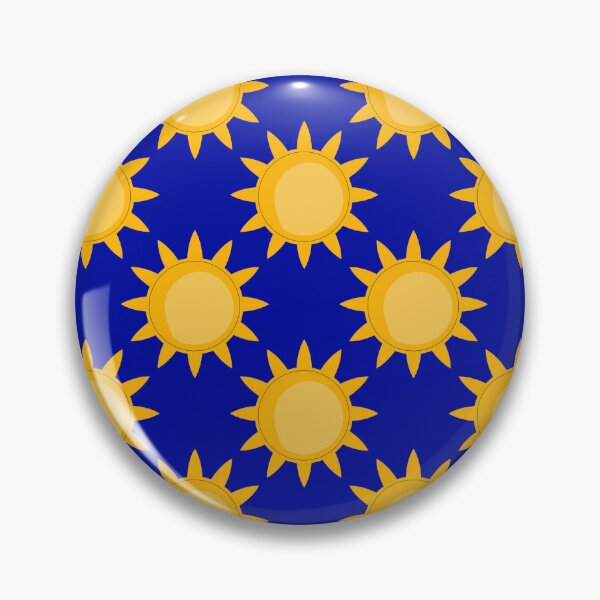 Item preview, Shining Sun Blue Background Pattern  designed and sold by PatternTitan.
