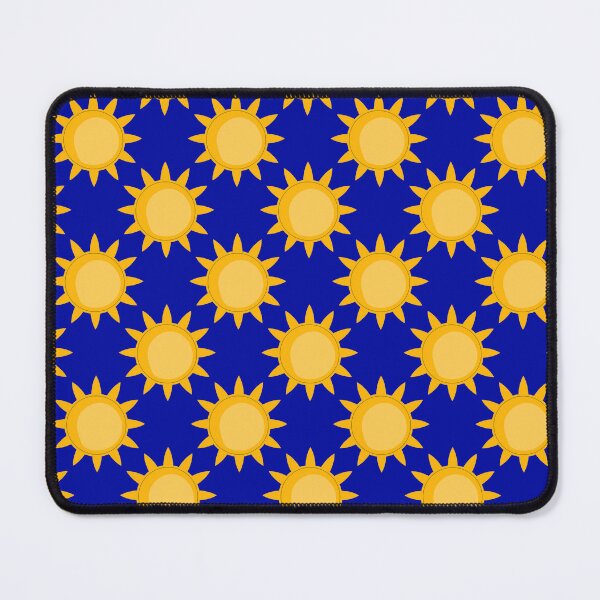Item preview, Shining Sun Blue Background Pattern  designed and sold by PatternTitan.