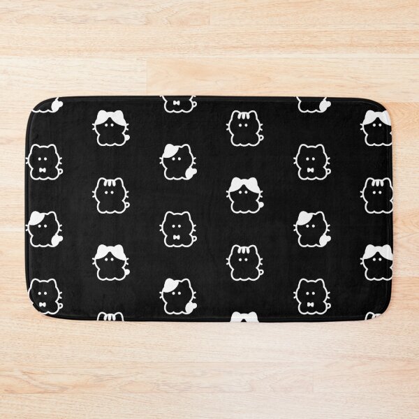 Item preview, Whisker Cats Pattern / White designed and sold by Yuru Pals.