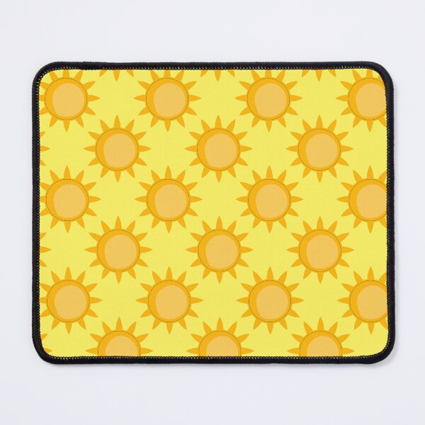 Item preview, Shining Sun On Yellow Background Pattern  designed and sold by PatternTitan.